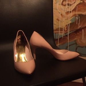Ted Baker pink patent leather pumps